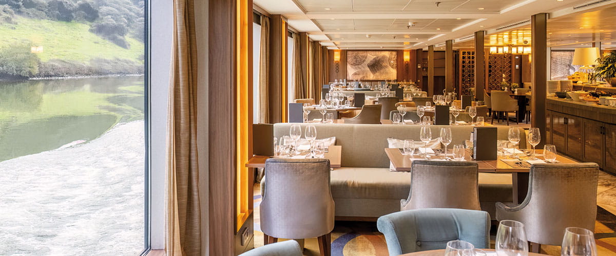 The restaurant on Douro Serenity